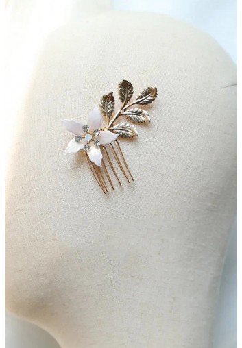 Ensemble de Trois Peignes Cheveux Mariage Fleuris - Les Poèmes