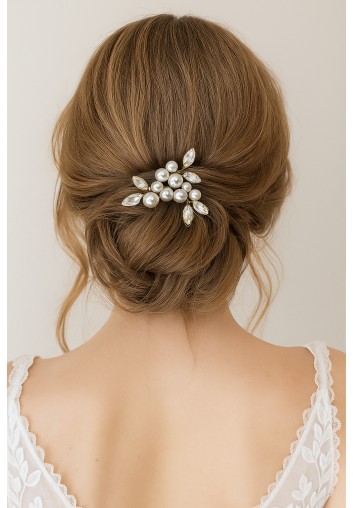 Trio de pics à cheveux mariage - Alma