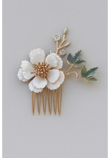Peigne Cheveux Mariage Bohème - Flora