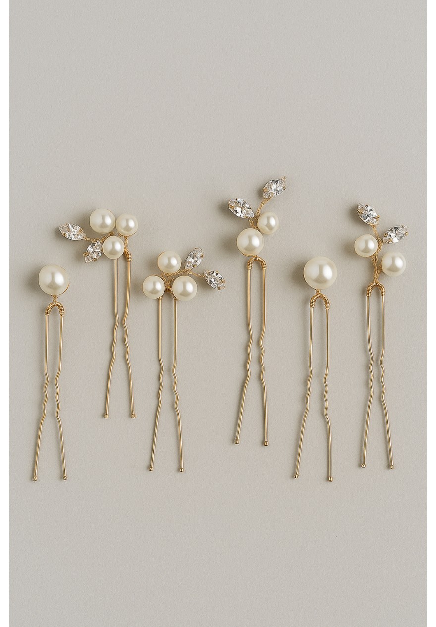 Ensemble de Pics à Cheveux Mariage en Perles - Les Nacres