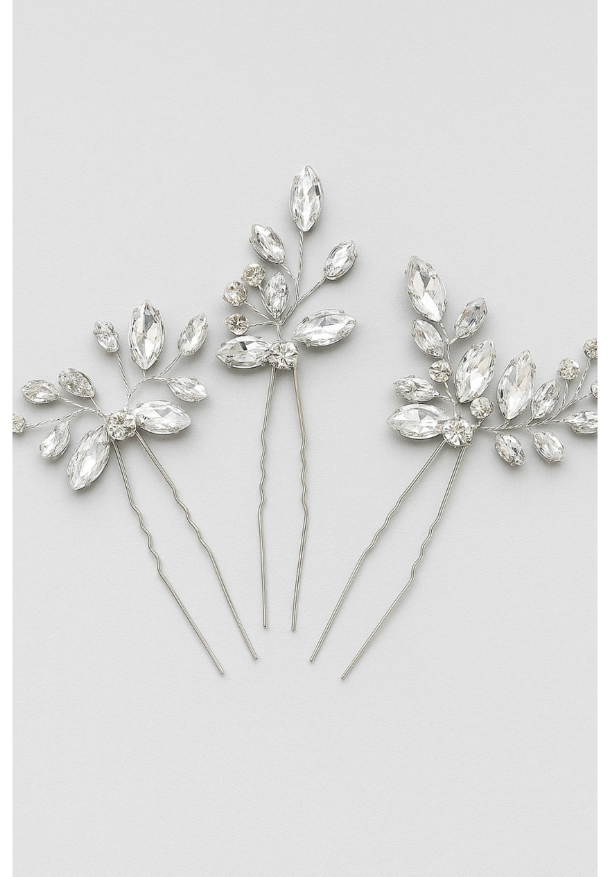 BLMHTWO Lot de 4 épingles à cheveux en métal en forme de U, épingles à cheveux