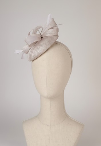 Chapeau bibi mariage chic - sur mesure à vos couleurs - Lise