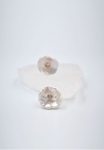 Boucles D'oreilles En Perles D'eau Douce Naturelles - Brillant Doux, Alliage Résistant - Quotidien Ou Soirée