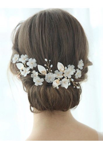 peigne cheveux mariage fleurs blanches