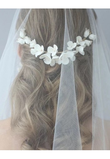 Accessoire cheveux Mariage fleurs Blanches