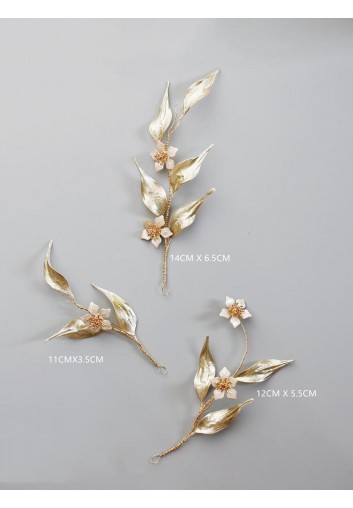 Barrettes Chignon Fleurs mariage