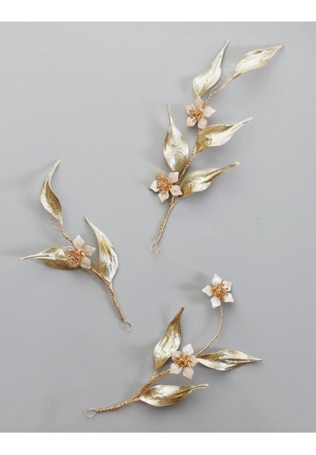 Barrettes Chignon Fleurs mariage